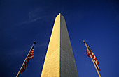 United states flag, Washington monument, Washington D.C., USA