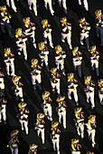 Marching band, Macy s thanksgiving day parade, Manhattan, New York, USA.