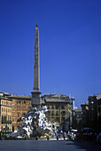 Fountain of the four rivers, Piazza navona, Rome, Italy.