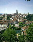 Old town skyline, Bern, Switzerland.