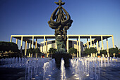 Fountain, Chandler pavillion, Los angeles, California, USA.