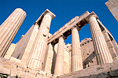 The Propylaea. Acropolis. Athens. Greece