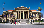 Teatro Massimo. Palermo. Sicily. Italy