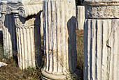 Columns, Acropolis. Athens, Greece