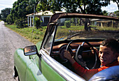 Car, Viñales Valley. Pinar del Río province, Cuba