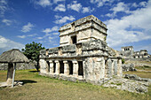 The castle (El Castillo), Mayan ruins, Tulum. Quintana Roo, Yucatan peninsula, Mexico