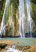El Limon waterfall, Samana Peninsula. Dominican Republic. West Indies. Caribbean