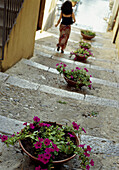 Street. Cefalu. Sicily. Italy