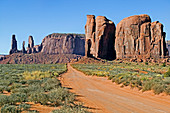 Monument Valley Navajo Tribal Park. Arizona/Utah. USA