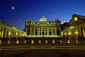 St. Peter s Square and Basilica. Vatican. Rome. Italy