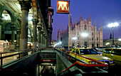 Duomo cathedral square, Milan. Lombardy, Italy