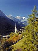 Mountain village Heiligenblut on the mount Großglockner, Carinthia country, Alps, Austria