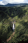 Waterfall. Kauai island. Hawai