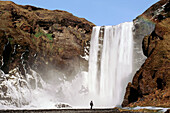 Skogafoss cascade. Iceland