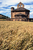 Eunate romanic church. Camino de Santiago. Navarra. Spain