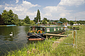 Boats, Hambleden, River Thames, Buckinghamshire, UK