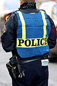 Policeman. New York City. USA