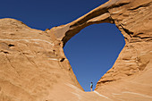 Natural Arch, Ventana Mesa, Navajo Reservation, Arizona, USA