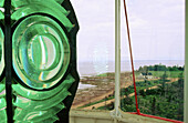 Detail of lighthouse lamp. Point Prim. Prince Edward Island. Canada