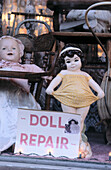 Dolls in shop window