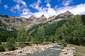 Pineta Valley. Ordesa National Park. Pyrenees Mountains. Spain