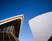 Close up of the shell roof of the Opera House.