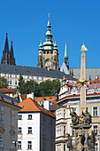 Hradcany. Castle district. Prague. Czech republic.