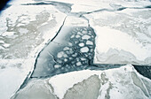 Ice. Magdalen Islands. Canada