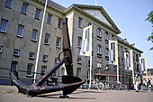 Entrance to navigation museum in Amsterdam. Netherlands