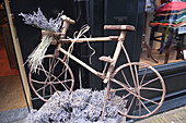 Small wood bike, Amsterdam, Holland, Netherlands