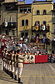 Giostra del Saracino (Joust of the Saracens) annual medieval festival, Arezzo. Tuscany, Italy