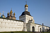 Red or Fine Gate (16th-19th century) of fortification wall, Holy Trinity-St. Sergius Lavra (monastery), Sergiyev Posad. Golden Ring, Russia