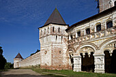 West wall and towers (mid-16th century), Borisoglebsky monastery, Borisoglebsky. Golden Ring, Russia