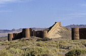Caravanserai. Dasht-E-Kavir desert. Iran.