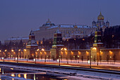 Moscow River. The Kremlin, Moscow. Russia