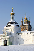 Red or Fine Gate, 16th-19th century, Fortification wall. Holy Trinity-St. Sergius Lavra (monastery), Sergiyev Posad. Golden Ring, Russia