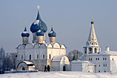 The Kremlin, Cathedral of the Nativity of the Virgin, 1222-25. Suzdal. Golden Ring, Russia