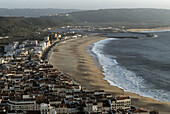 Beach and lower town, Nazaré. Portugal