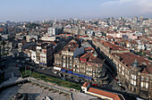 Overview from Dos Clérigos church, Porto. Portugal