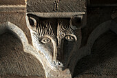 Detail of chapiter in the keep of castle, Beja. Portugal