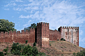 Castle, old Moorish fortress, Silves. Algarve, Portugal