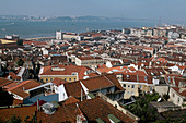 View from Castelo de São Jorge, Lisbon. Portugal