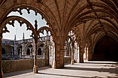 Cloister of Monastery of the Hieronymites, Lisbon. Portugal