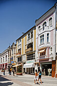 Knaz Alexander street. City centre. Plovdiv. Bulgaria.
