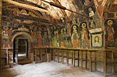The church of St. Archangels Michael and Gavrail, XVIth century, frescos. Arbanassi. Bulgaria.