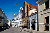 Ausros Vartu Gatve Street. Vilnius. Lithuania.