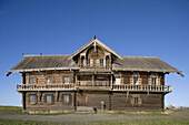 Oshenev s House, beginning of the XVIIIth century. Kizhi Island. Onega lake, Karelia. Russia.