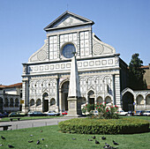 Santa Maria Novella church. Florence. Italy. (1456-1470)