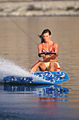 Wakeboarding. Columbia River. Washington. USA