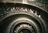 Entry stairs to Vatican Museums. Vatican City. Rome. Italy